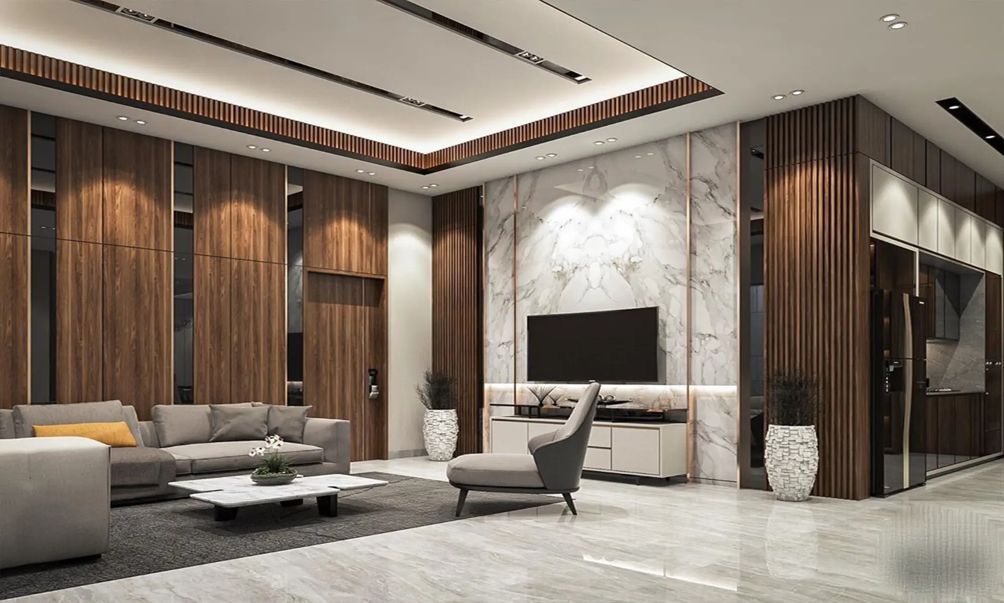 ديكورات داخلية عصرية في جدة - تصميم وتنفيذ